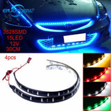 4 PCs Car Light Stripe